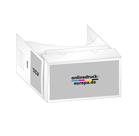 VR Cardboard | mit Aufkleber